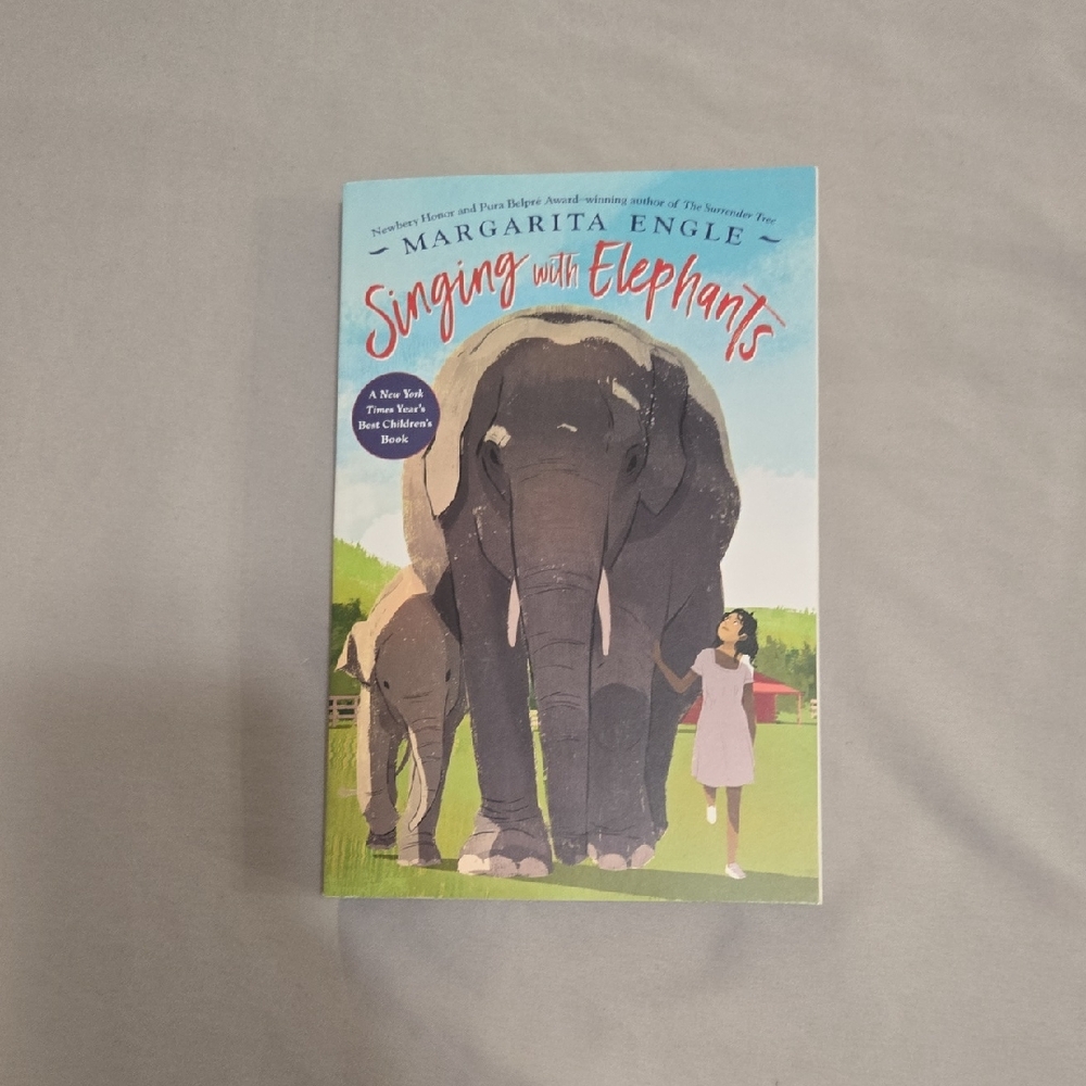 Singing with Elephants by - Illustrated Book Cover
